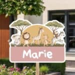 Geboortebord | Vrolijke jungledieren - Afbeelding 10