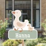Geboortebord | Eend met baby eend - Afbeelding 6
