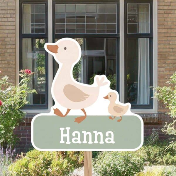 Geboortebord | Eend met baby eend - Afbeelding 6