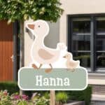 Geboortebord | Eend met baby eend - Afbeelding 9