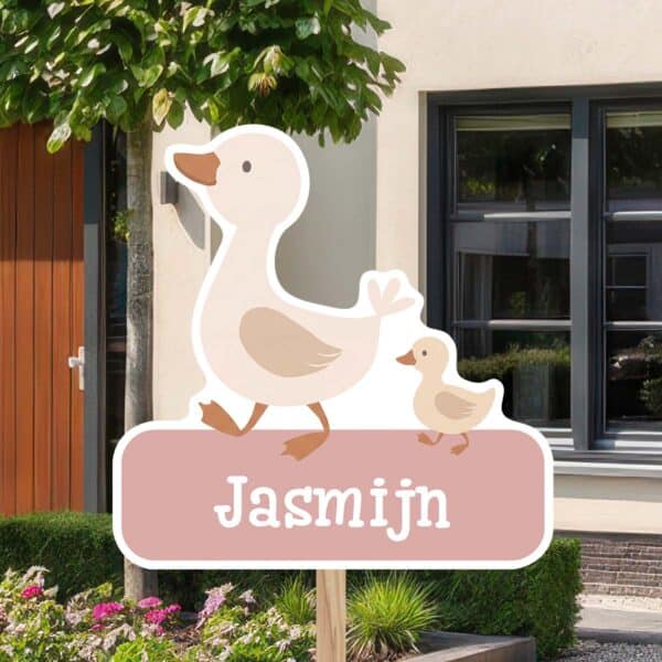Geboortebord | Eend met baby eend - Afbeelding 10